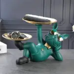 Homeko_Lazy_Bulldog_Sculpture_With_Double_Tray_-_-4255939 Homeko Lazy Bulldog Sculpture With Double Tray