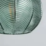 Homeko Leaf Textured Glass Pendant Lights