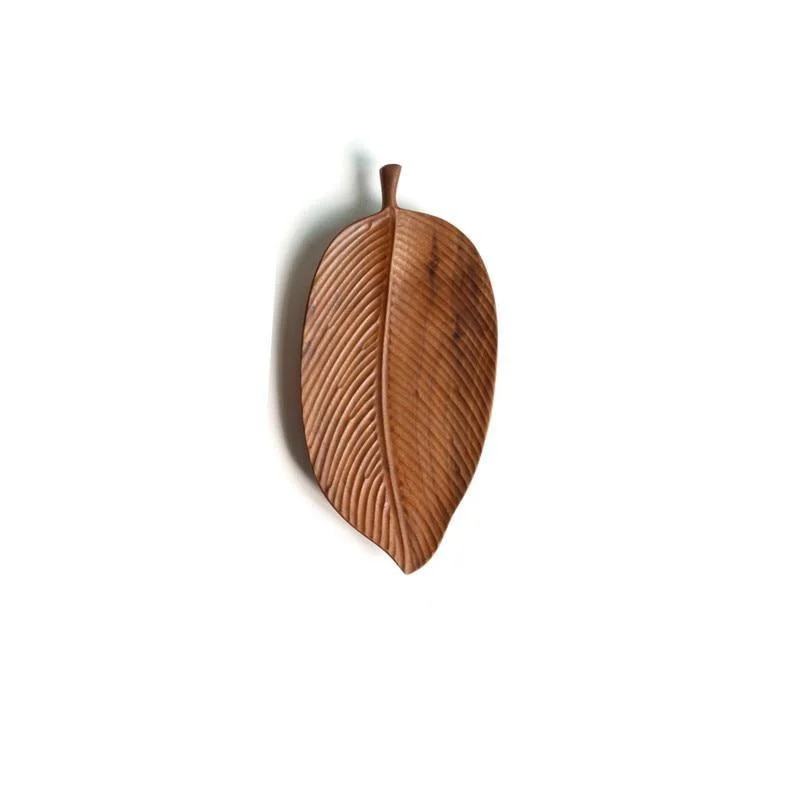 Homeko Leaf Wooden Serving Trays -