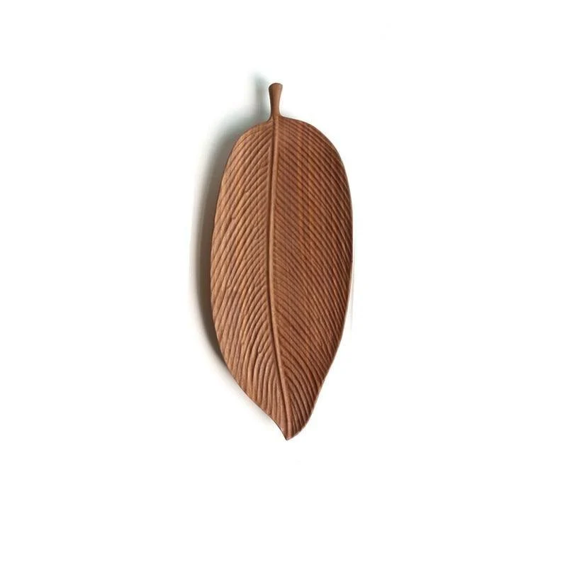 Homeko Leaf Wooden Serving Trays -