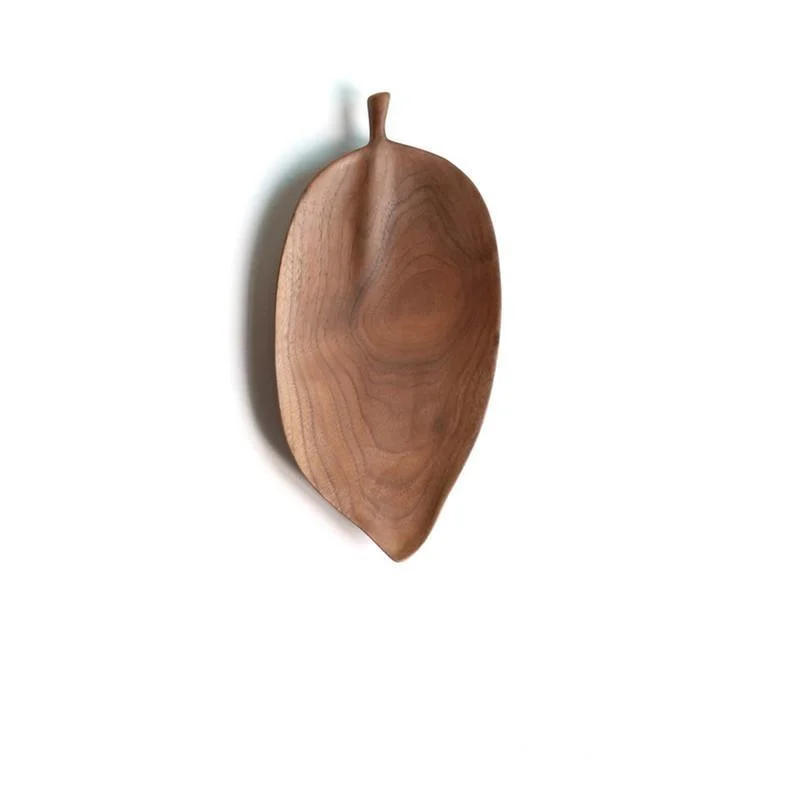 Homeko Leaf Wooden Serving Trays -