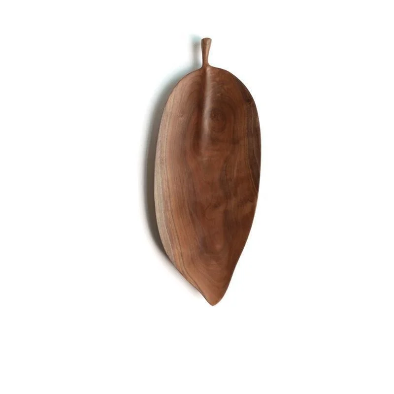 Homeko Leaf Wooden Serving Trays -