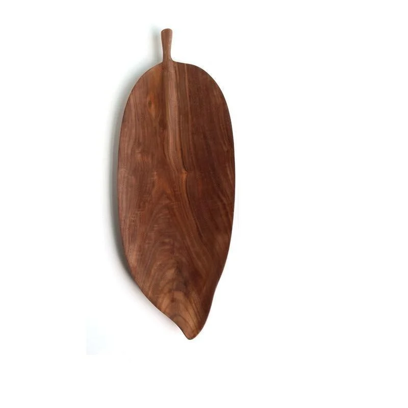 Homeko Leaf Wooden Serving Trays -