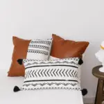 Homeko Leather Pillow Cover