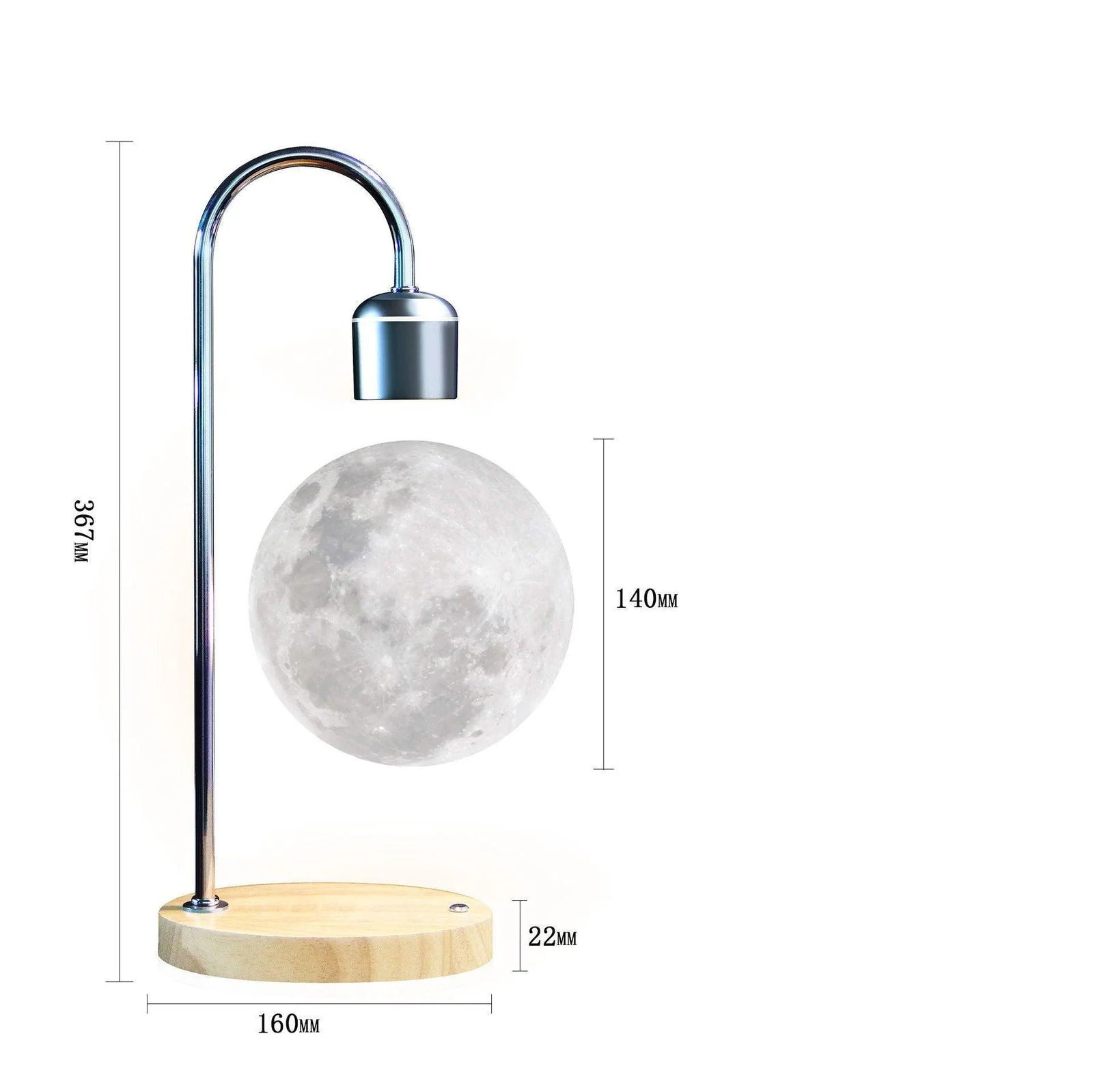 Homeko Levitating Lamp - Wireless Charger -