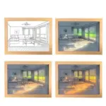 Homeko Light Up Wall Art