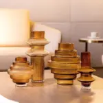 Homeko_Linear_Abstract_Amber_Decorative_Glass_Vase_-_-4260465 Homeko Linear Abstract Amber Decorative Glass Vase