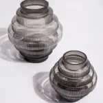 Homeko_Linear_Abstract_Gray_Decorative_Glass_Vase_-_-4260536 Homeko Linear Abstract Gray Decorative Glass Vase