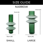 Homeko_Linear_Abstract_Green_Decorative_Glass_Vase_-_-4260598 Homeko Linear Abstract Green Decorative Glass Vase