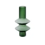 Homeko_Linear_Abstract_Green_Decorative_Glass_Vase_-_-4260602 Homeko Linear Abstract Green Decorative Glass Vase
