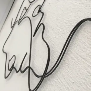 Homeko Linear Metal Wall Sculpture