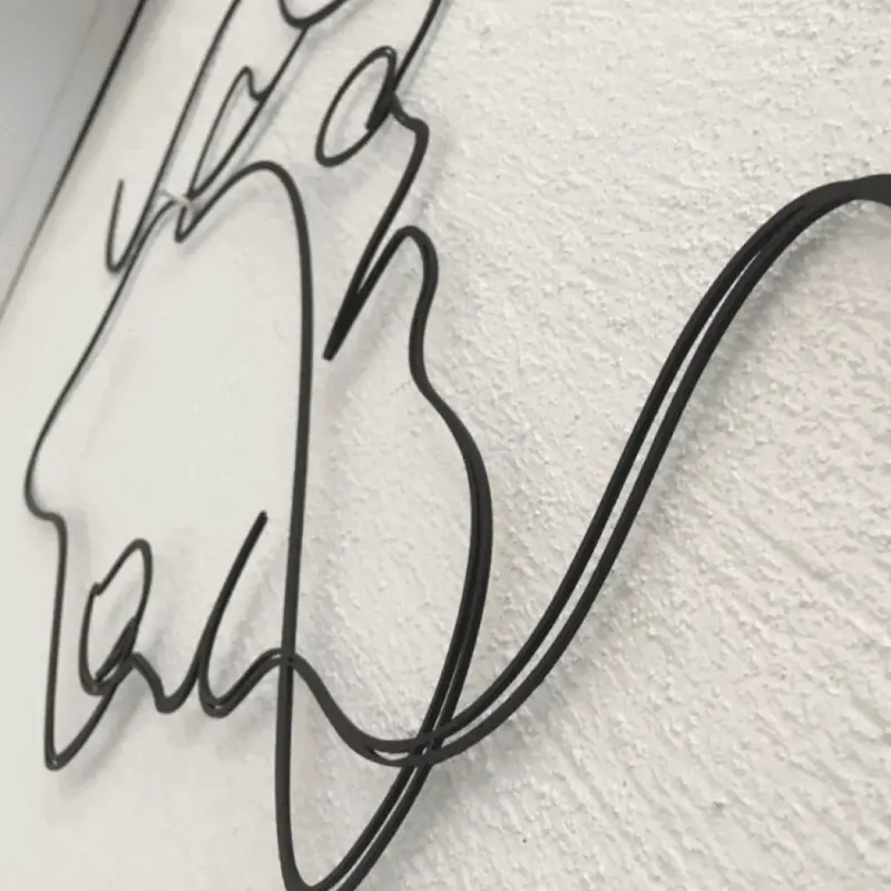 Homeko Linear Metal Wall Sculpture