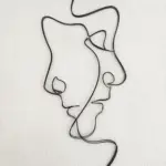 Homeko Linear Metal Wall Sculpture