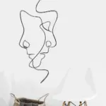 Homeko Linear Metal Wall Sculpture