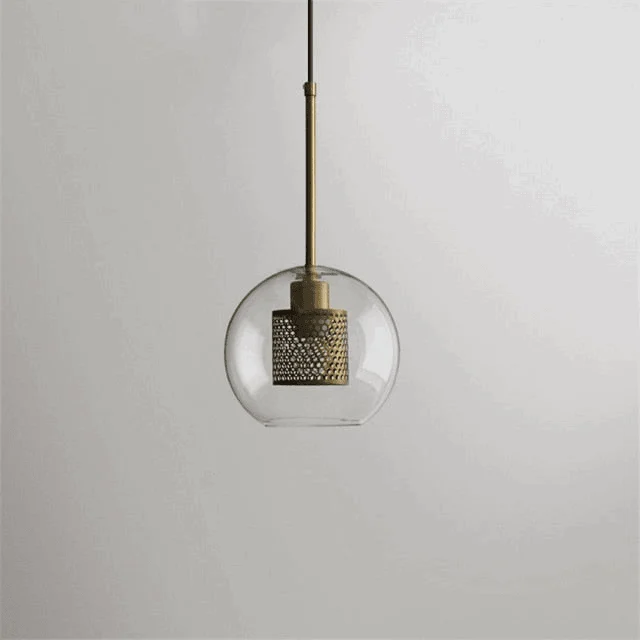 Homeko Loft Glass Ball Pendant Light -