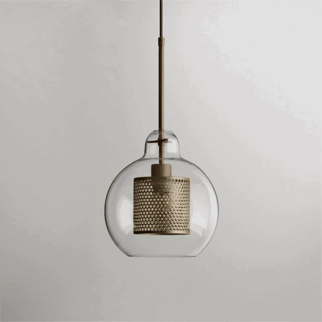 Homeko Loft Glass Ball Pendant Light -