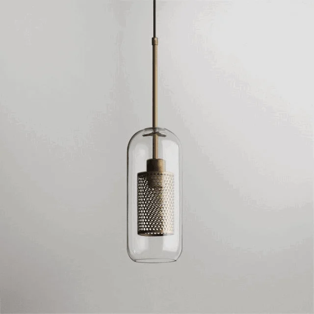 Homeko Loft Glass Ball Pendant Light -