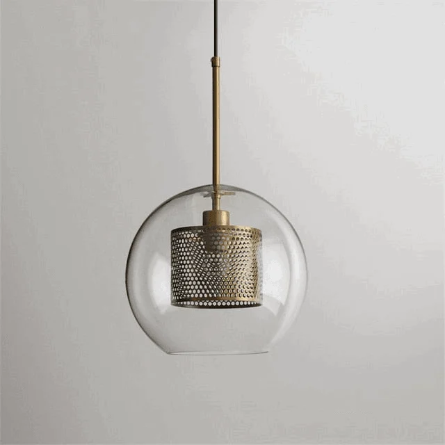 Homeko Loft Glass Ball Pendant Light -