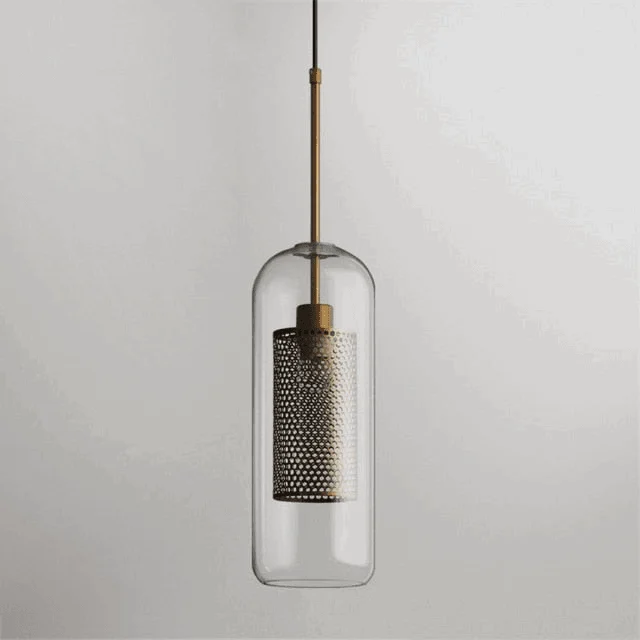 Homeko Loft Glass Ball Pendant Light -