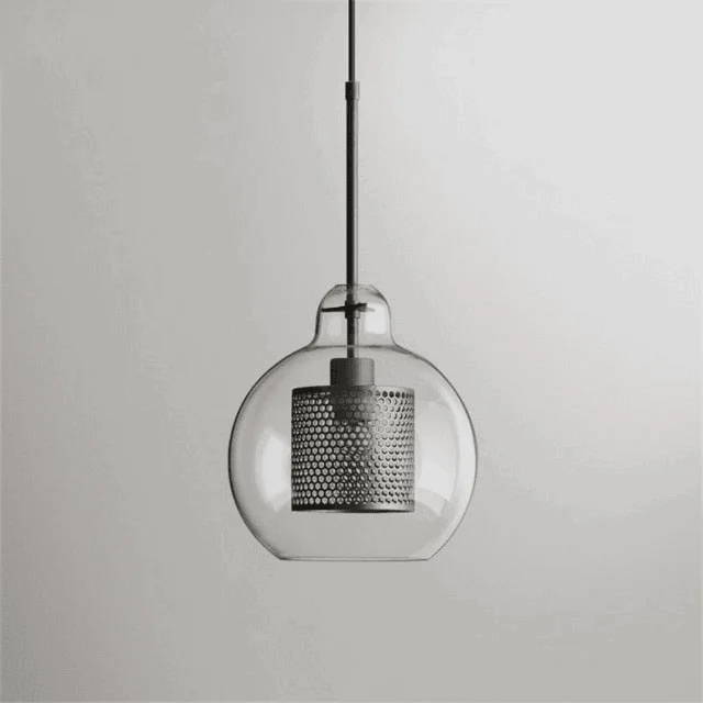 Homeko Loft Glass Ball Pendant Light -