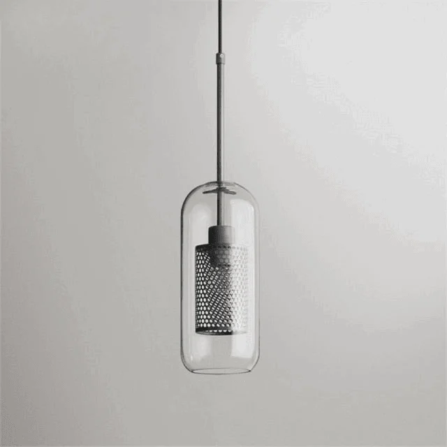 Homeko Loft Glass Ball Pendant Light -