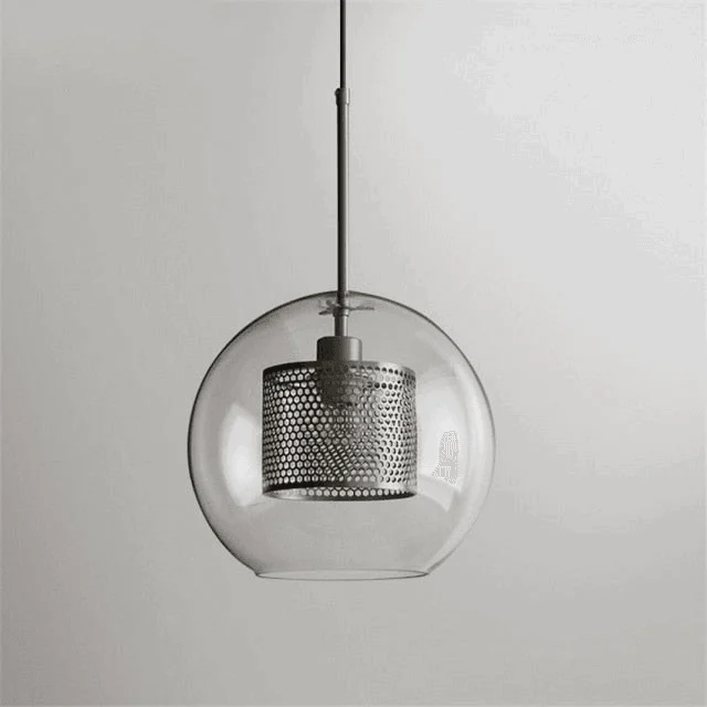 Homeko Loft Glass Ball Pendant Light -