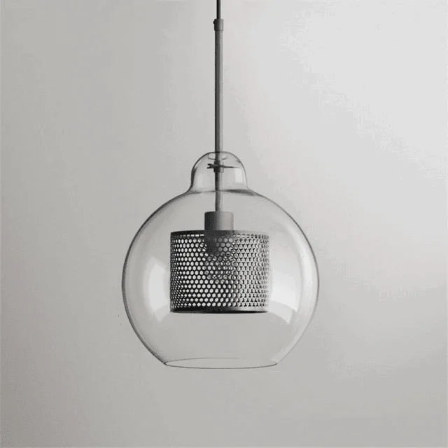 Homeko Loft Glass Ball Pendant Light -