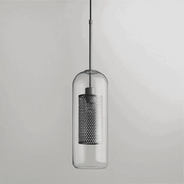 Homeko Loft Glass Ball Pendant Light -