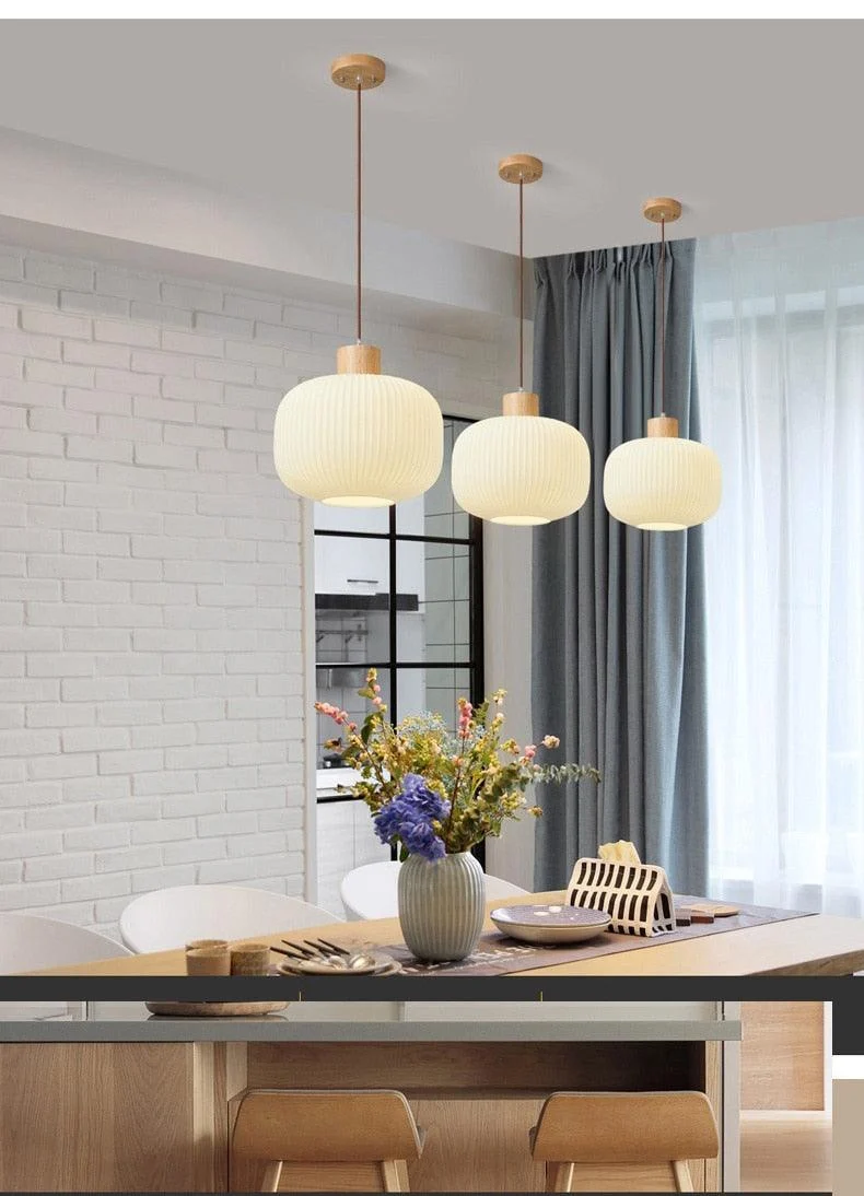 Homeko Loft Glass Lampshade Pendant Lamp -