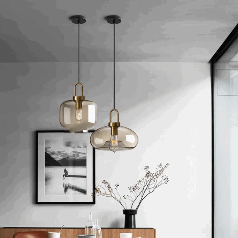 Homeko Loft Glass Pendant Light -