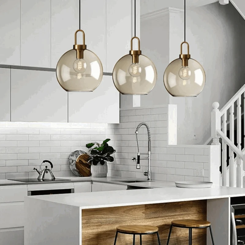 Homeko Loft Glass Pendant Light -