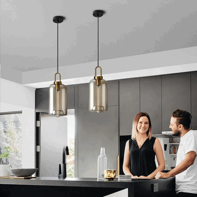 Homeko Loft Glass Pendant Light -