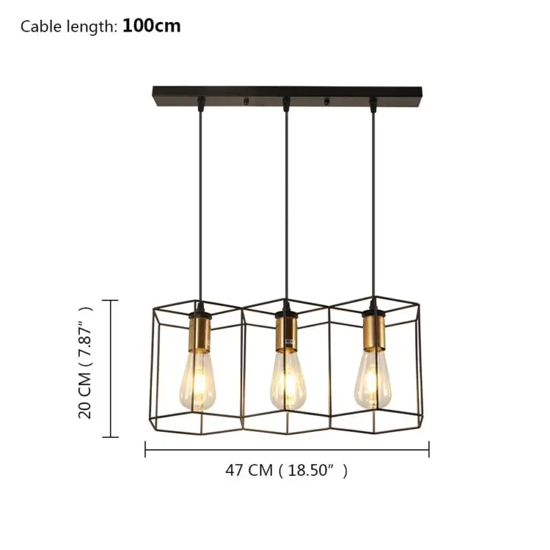Homeko Loft LED Metal Pendant Lamp