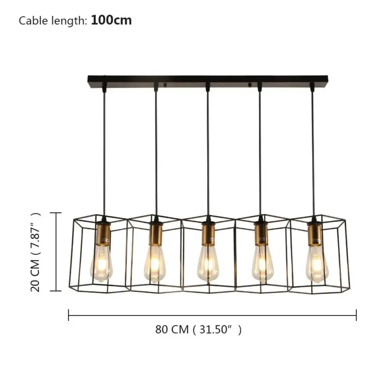 Homeko Loft LED Metal Pendant Lamp