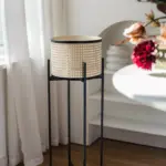 Homeko_Look_Stilted_Metal_Floor_Planter_Pots_-_-4261460 Homeko Look Stilted Metal Floor Planter Pots