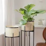 Homeko_Look_Stilted_Metal_Floor_Planter_Pots_-_-4261465 Homeko Look Stilted Metal Floor Planter Pots