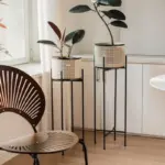 Homeko_Look_Stilted_Metal_Floor_Planter_Pots_-_-4261486 Homeko Look Stilted Metal Floor Planter Pots