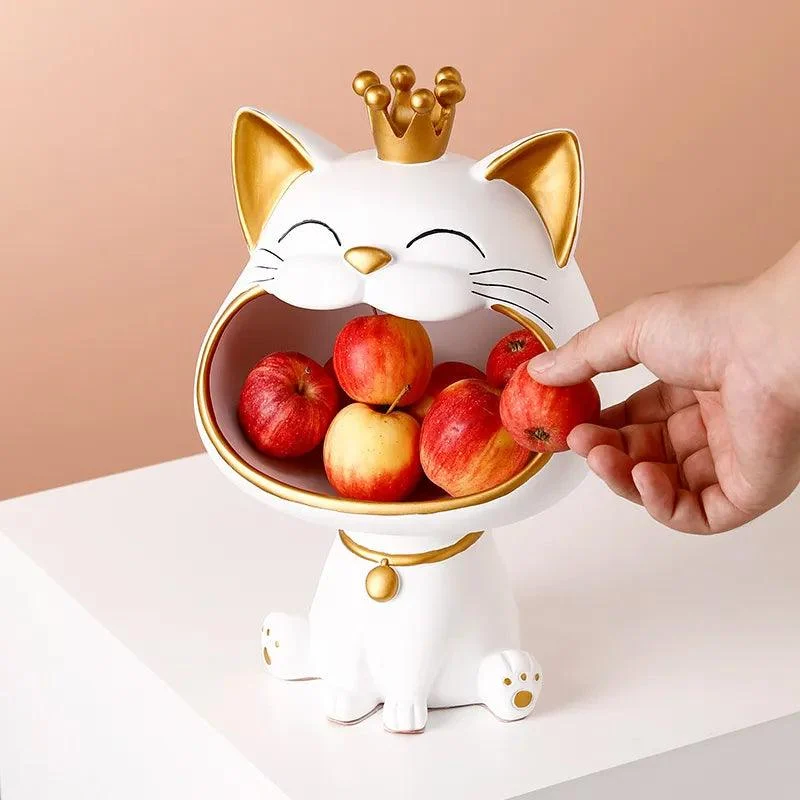 Homeko Lucky Cat Storage Bin -