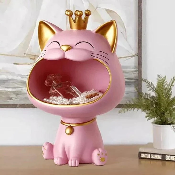 Homeko Lucky Cat Storage Bin -