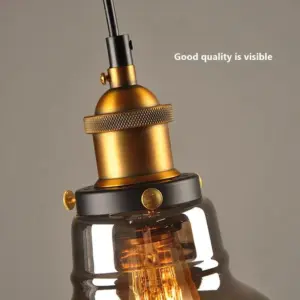 Homeko Luminaire Clear Glass Pendant Lights