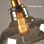Homeko Luminaire Clear Glass Pendant Lights