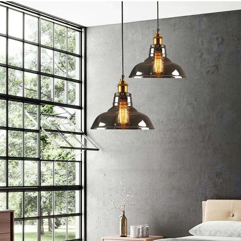 Homeko Luminaire Clear Glass Pendant Lights -