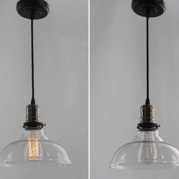 Homeko Luminaire Clear Glass Pendant Lights -