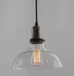 Homeko Luminaire Clear Glass Pendant Lights