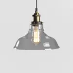 Homeko Luminaire Clear Glass Pendant Lights