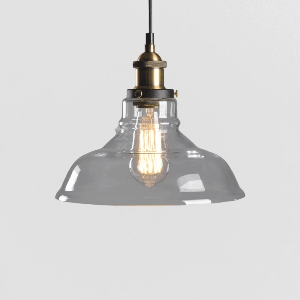 Homeko Luminaire Clear Glass Pendant Lights -