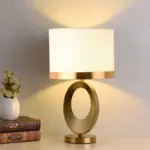 Homeko Luxury Cloth Covered Desk Lamp