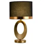 Homeko Luxury Cloth Covered Desk Lamp