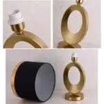Homeko Luxury Cloth Covered Desk Lamp