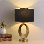 Homeko Luxury Cloth Covered Desk Lamp